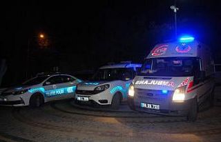 Alkollü şahıs önce kendine zarar verdi sonra da...