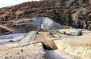 Amasya’da Beden Barajı yükseliyor