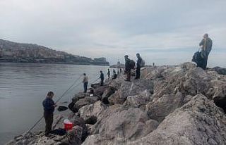 Amatör balıkçılar sarı kanat avladı