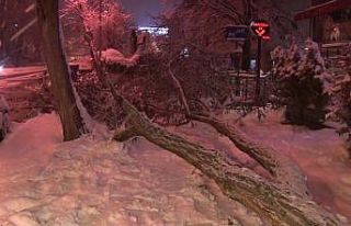 Anadolu Yakası’nda yoğun kar yağışından dolayı...