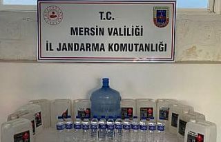 Anamur’da kaçak içki operasyonu