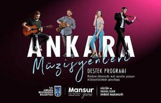 Ankara Büyükşehir Belediyesi’nden müzisyenlere...