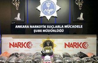 Ankara’da 22 kilo esrar ele geçirildi