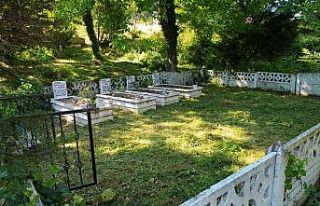 Annesinin mezarını yerinde bulamayınca şok oldu