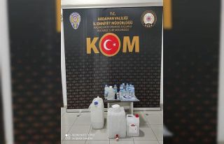 Ardahan merkezli sahte içki operasyonu: 12 gözaltı