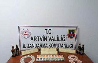 Artvin’de kumar baskınında yakalanan 10 kişiye...