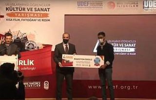 ASÜ öğrencisi film yarışmasında ödül aldı
