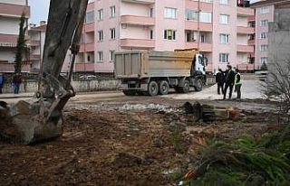 Ataevler Köprüsünde çalışmalar sürüyor