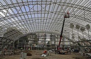 Atatürk Kapalı Spor Salonu’nda yapı güçlendirme...