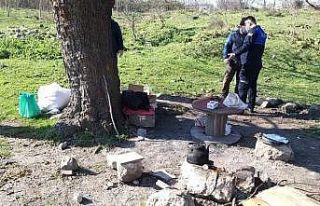 Avcılar’da define kazısı yaparken zabıta ekiplerine...