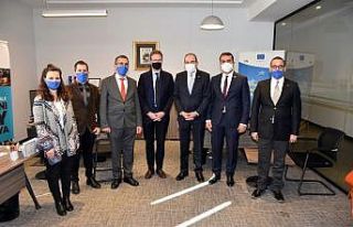 Avrupa Birliği Başkanı Landrut, KTO’yu ziyaret...