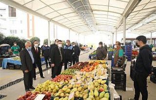 Avsallar kapalı pazar yeri hizmete açıldı