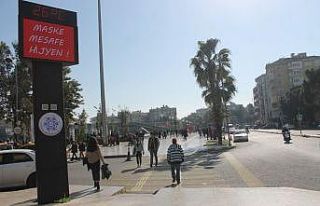 Aydın’da güneşi gören kendini dışarıya attı