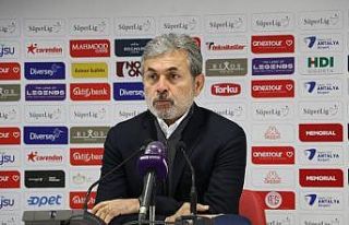 Aykut Kocaman: "Tek tesellimiz gol yemeden maçı...