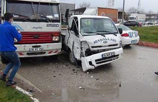 Aynı kavşakta yine kaza: 1 yaralı