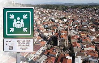 Ayvalık’ta afet ve acil toplanma alanları belirlendi