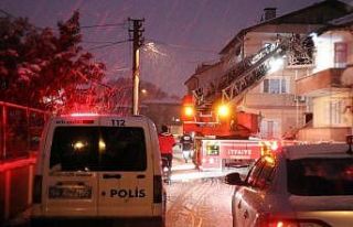 Baca yangını faciaya dönüşmeden söndürüldü