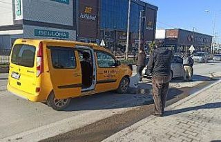 Bafra’da zincirleme kaza: 1 yaralı