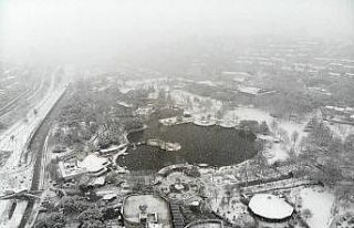 Bahçeşehir Göleti’ndeki kartpostallık manzara...