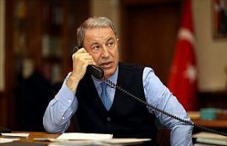 Bakan Akar, İngiltere Savunma Bakanı Wallace ile...