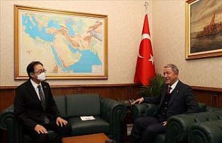 Bakan Akar, Kore Büyükelçisi Lee’yi kabul etti