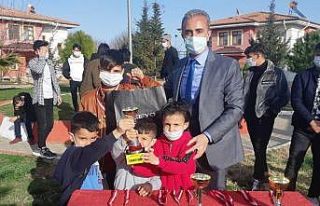 Bakım altındaki çocuklar turnuvaya katıldı