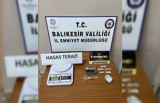 Balıkesir’de 9 şahsa uyuşturucu operasyonu