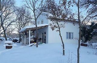 Balıkesir’de kar yüksekliği 41 santim ile son...