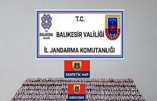 Balıkesir’de uyuşturucu hap ve esrar operasyonu
