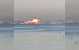 Barbaros Hayrettin Paşa sismik araştırma gemisi...