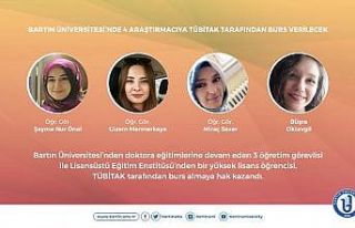 Bartın Üniversitesi’nden 4 araştırmacıya TÜBİTAK...