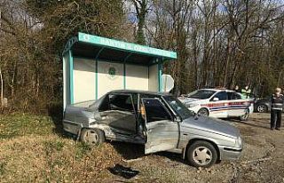 Bartın’da iki otomobil çarpıştı: 1 yaralı