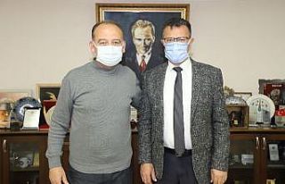 Başkan Akın, Başkan Öküzcüoğlu ile bir araya...