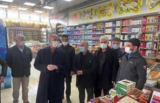 Başkan Akman’dan esnaf ziyareti