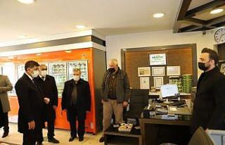 Başkan Aksun’dan esnaf ziyareti