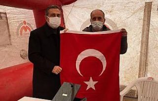 Başkan Ataç şehit ailesinin acısını paylaştı