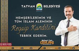 Başkan Geylani’den Regaip Kandili mesajı