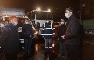 Başkan Gökhan Yüksel’den karla mücadele timlerine...