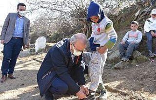 Başkan Kayda çocukları sevindirdi
