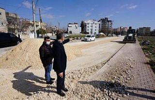 Başkan Kılınç, Dumlupınar Caddesindeki çalışmaları...