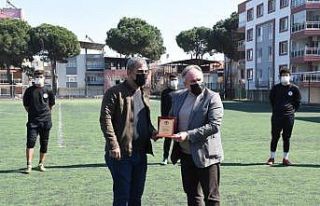 Başkan Öndeş’e spora katkılarından dolayı...