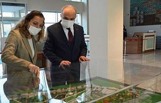 Başkan Özlü ve Rektör Çakar Düzce’yi konuştu