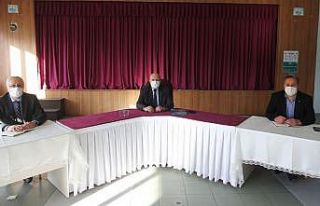 Başkan Pekmezci, birim amirleriyle değerlendirme...