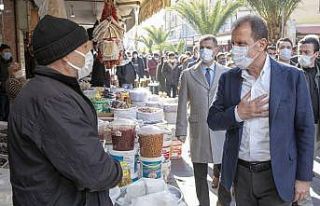 Başkan Seçer, Tarsus’ta incelemelerde bulundu,...