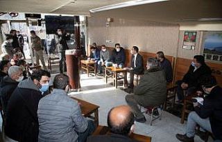 Başkan Vekili Aslan esnafla bir araya geldi