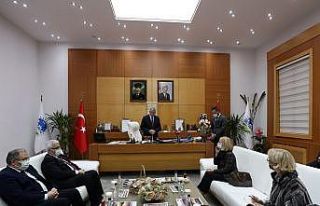 Başkan Yüce, Hırvatistan İstanbul Başkonsolosuyla...