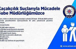 Başkent’te kaçak alkol ve tütüne geçit yok