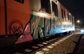 Başkent’te Rusya uyruklu iki genç tren vagonlarını...