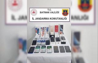 Batman’da 220 bin lira değerinde kaçak telefon...