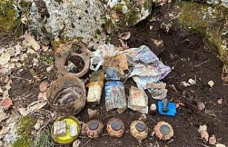 Batman’da teröristlere ait cephanelik ele geçirildi